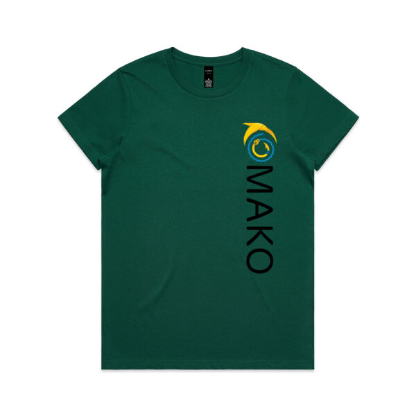 Mako Logo Tee - AS Colour Womens Maple Tee Thumbnail